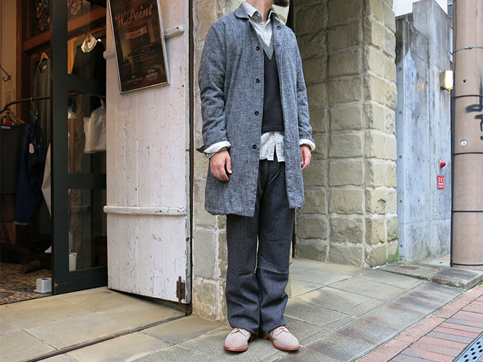 GINGER掲載商品】 GARMENT REPRODUCTION OF WORKERS コットンコート