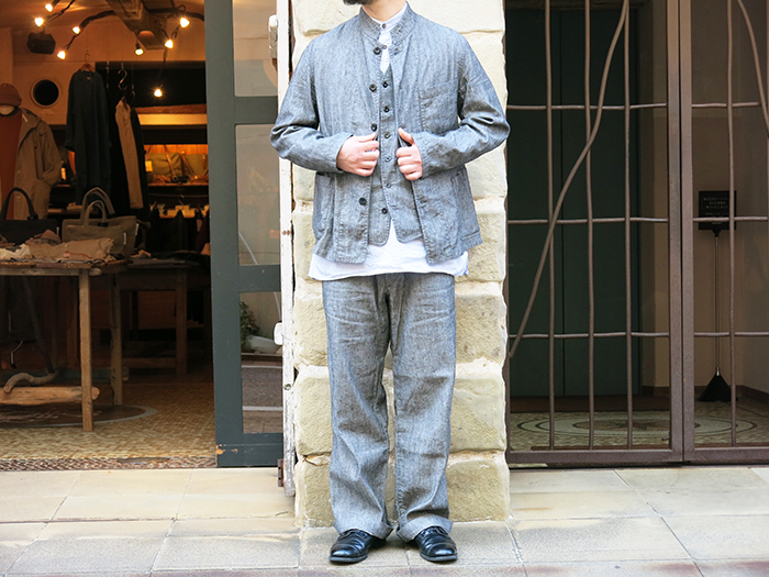 定番NEW COMOLI - OUTIL VESTE GABARRET モールスキン ジャケット の