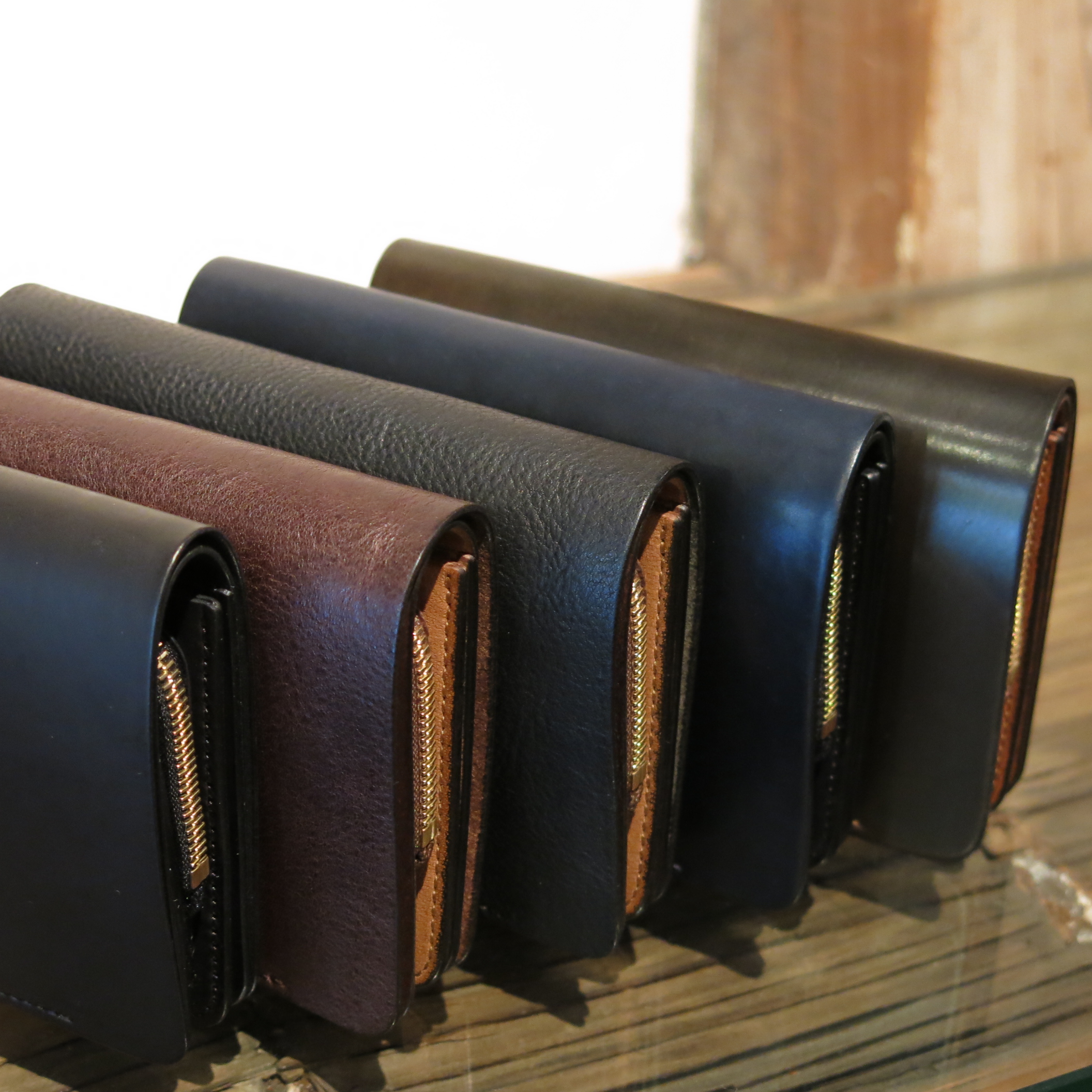 状態は画像でご確認ください‼︎【 forme 】 Short wallet (Baby calf Black)