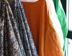 HAVERSACK & ARTE POVERA / hemp shirts & block print scarf