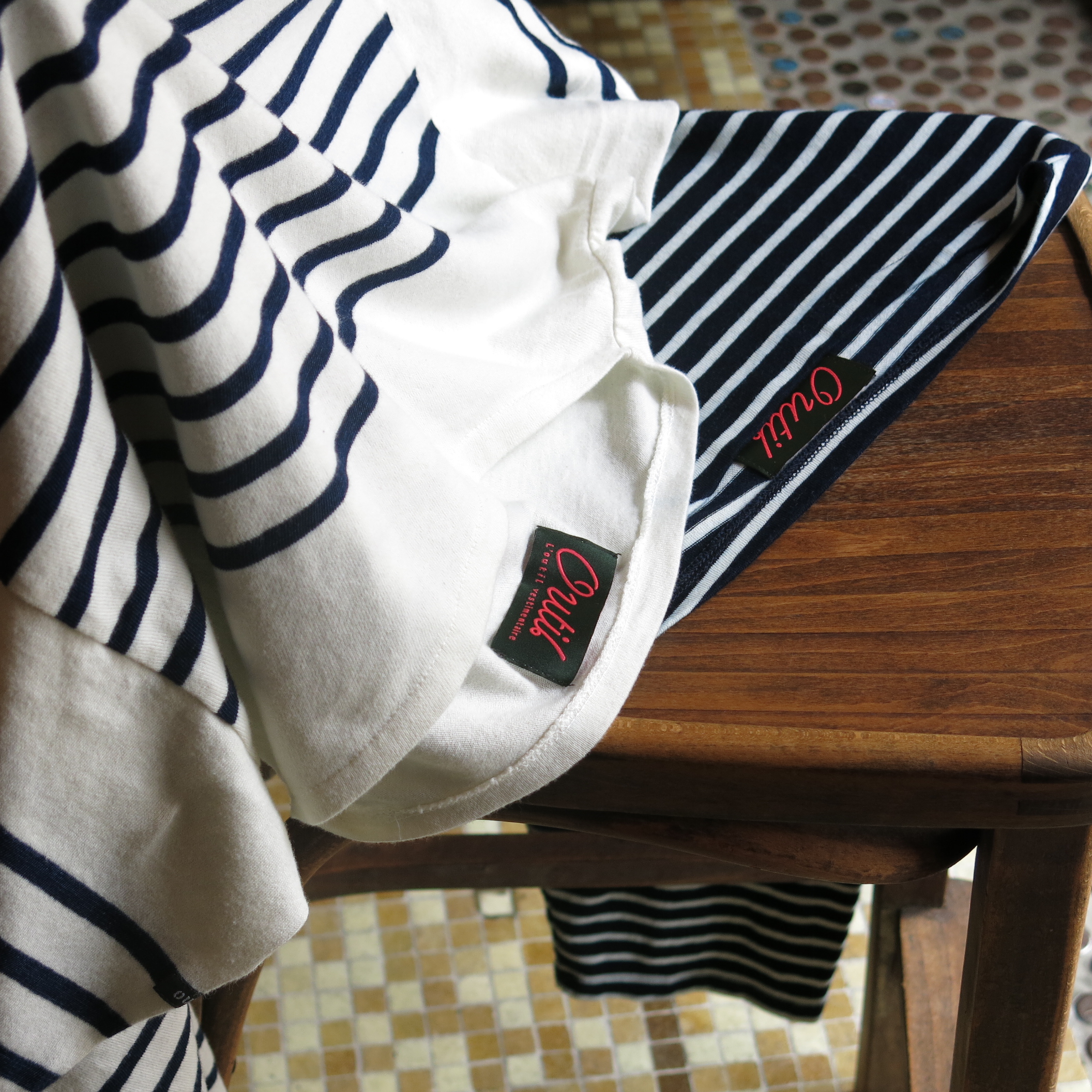 OUTIL / tricot nay / indigo basque shirts | TIBETAN MARKET