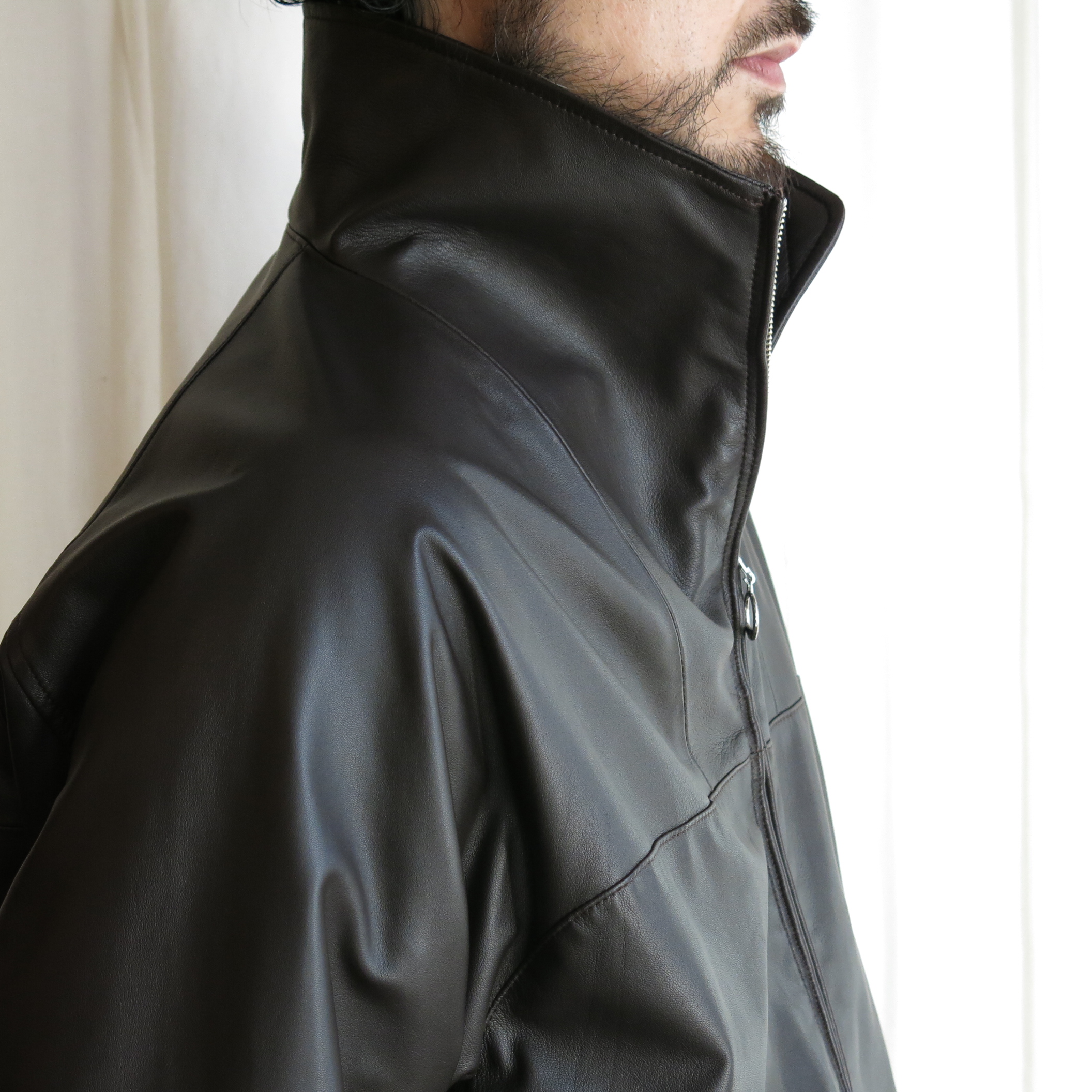 MAATEE&SONS / GLOVE LEATHER FULL ZIP ANORAK “GEEEK” | TIBETAN MARKET