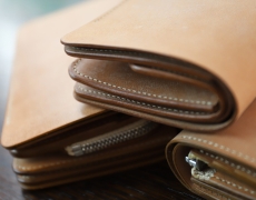 forme / “Natural horse butt” Short wallet & Post wallet