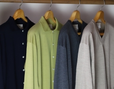 Olde H & Daughter / “BASIC WOOL” V pull over & POLO cardigan